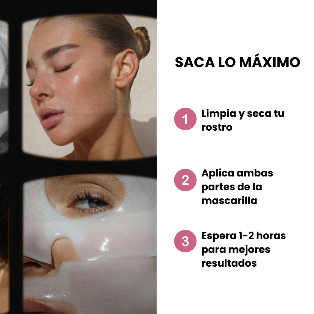 Efecto Koreano Piel de Cristal - Mascarillas de Bio-Colágeno