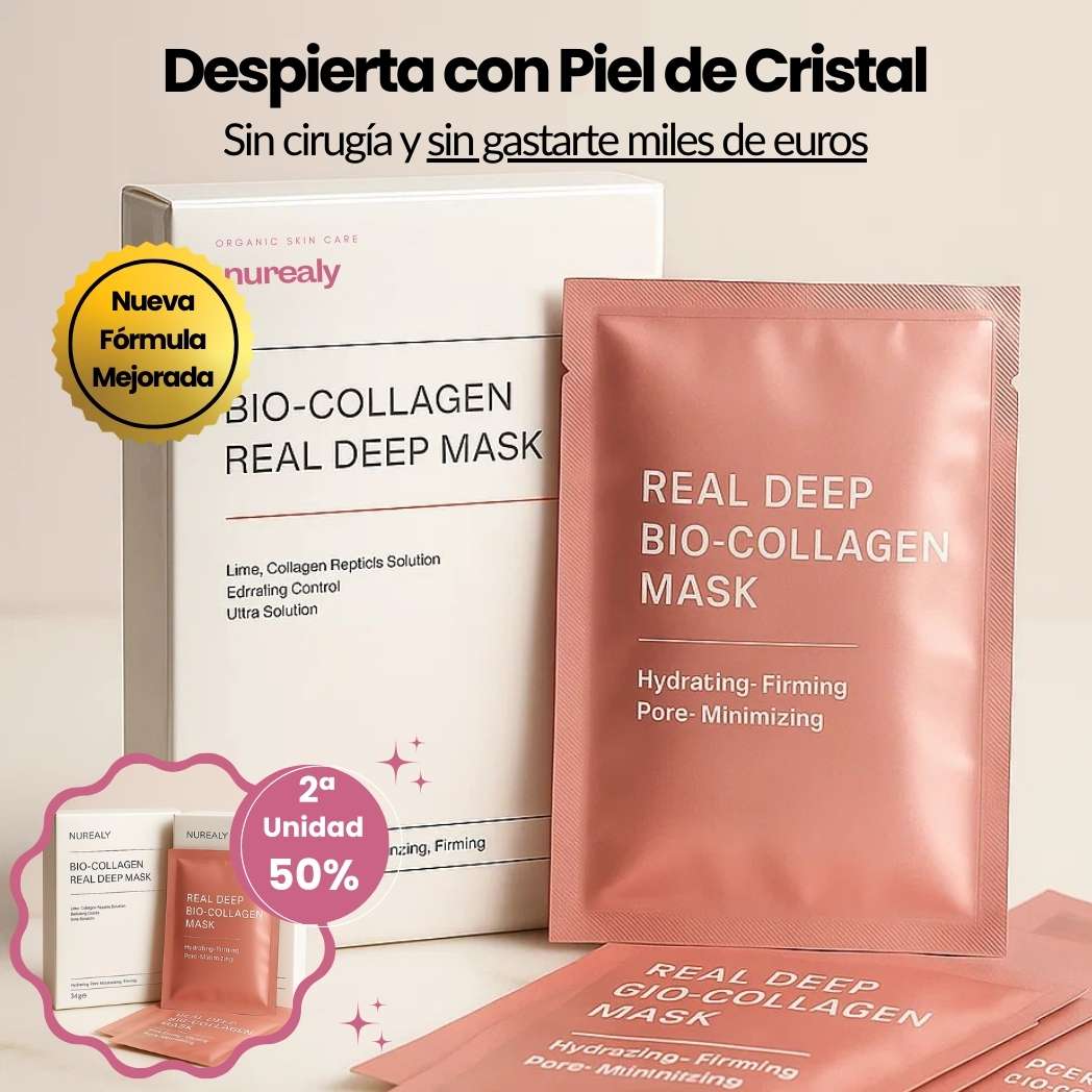 Efecto Koreano Piel de Cristal - Mascarillas de Bio-Colágeno