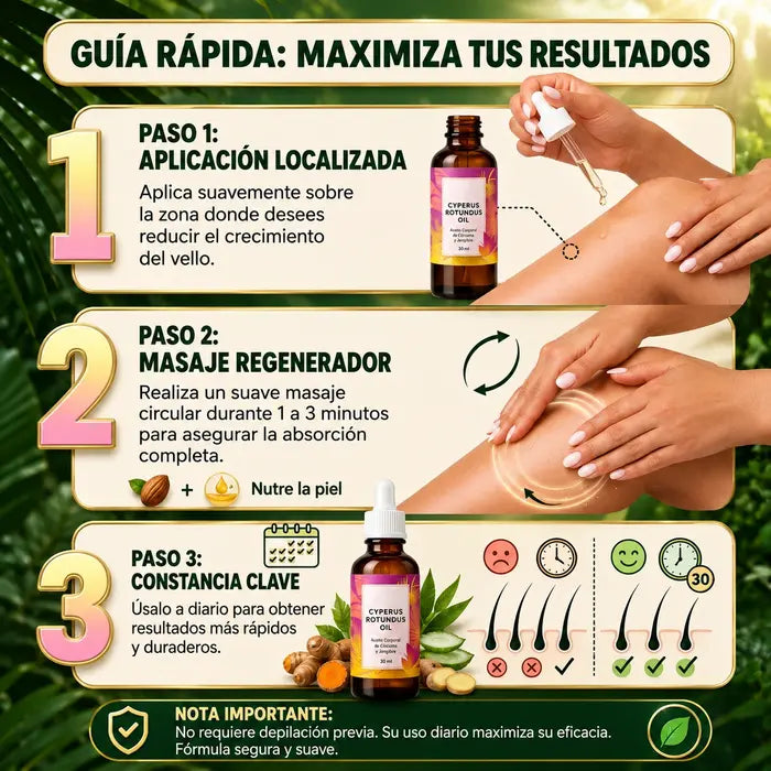 ACEITE INHIBIDOR DE VELLO