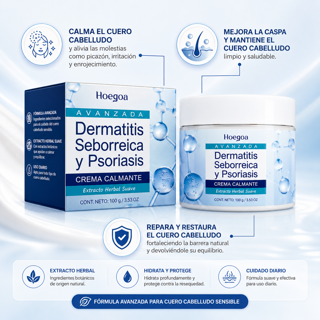 CREMA CONTROL DE CASPA Y DERMATITIS