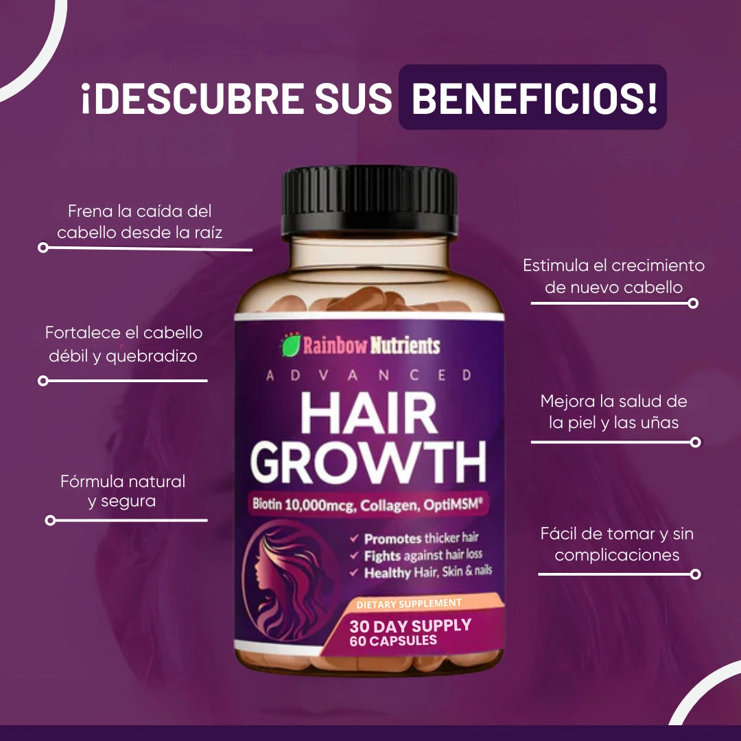 VITAMINAS PARA EL CABELLO - HAIR GROWTH