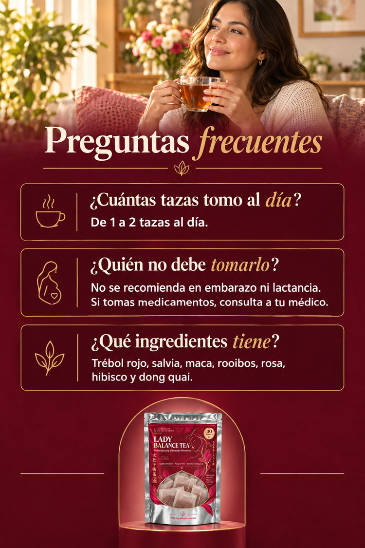 Lady Balance Tea: preguntas frecuentes